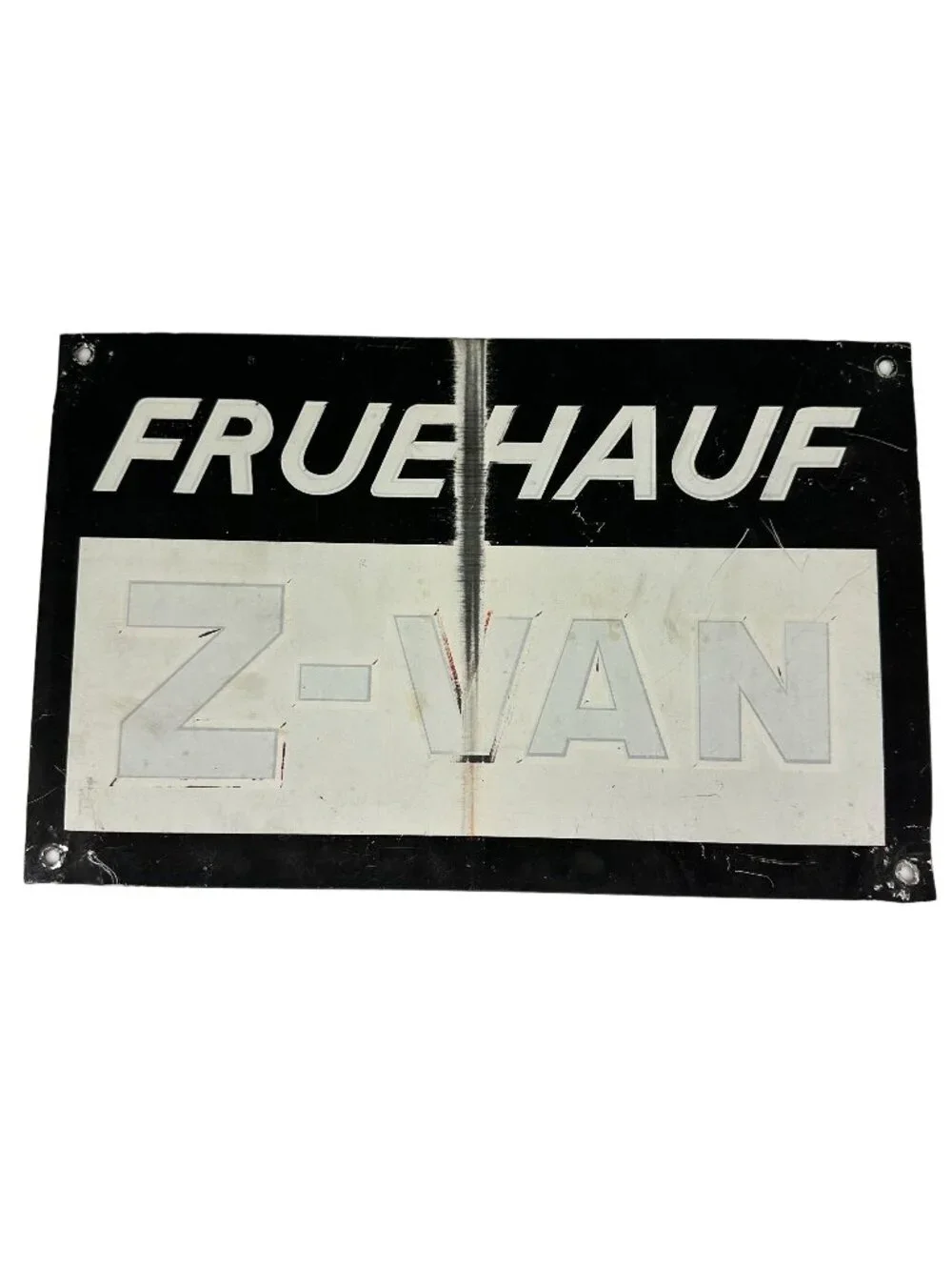 Freuhauf Z Van Metal Plaque Sign